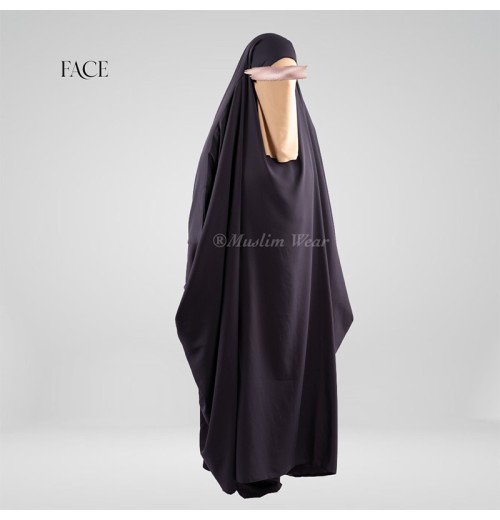 Niqab TIE-BACK Mini Nude